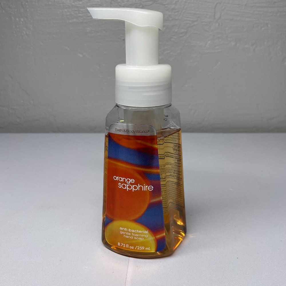 Bath & Body Works Orange Sapphire Foaming Hand Soap Signature Discontinued